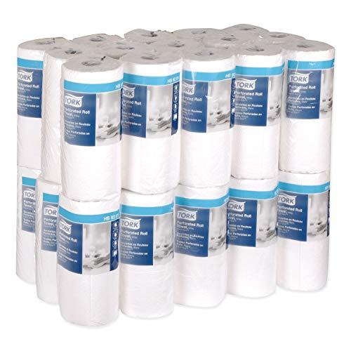 SCAHB9201 Tork HB9201 Perforated Roll Towels, White, 11 x 6 3/4, 2-Ply, 120/Roll, 30 Rolls/Carton