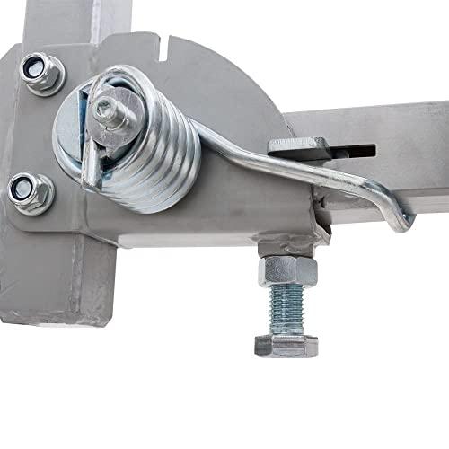 Silver Spring Tilt-A-Rack Premium Aluminum Scooter and Wheelchair Carrier, 350 lb. Weight Capacity, Platform Measures 52" L x 27-5/8" W, Integrated Hitch Adapter for Class III or IV 2" Hitches