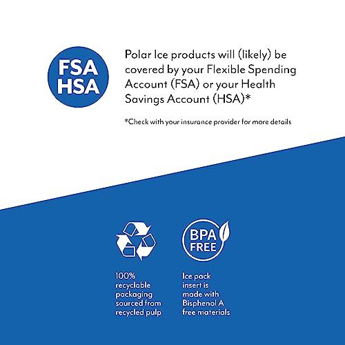 Brownmed Brownmed Polar Ice Hot/Cold Glove - Therapy Glove - Support for Arthritis, Fibromyalgia and More - Large