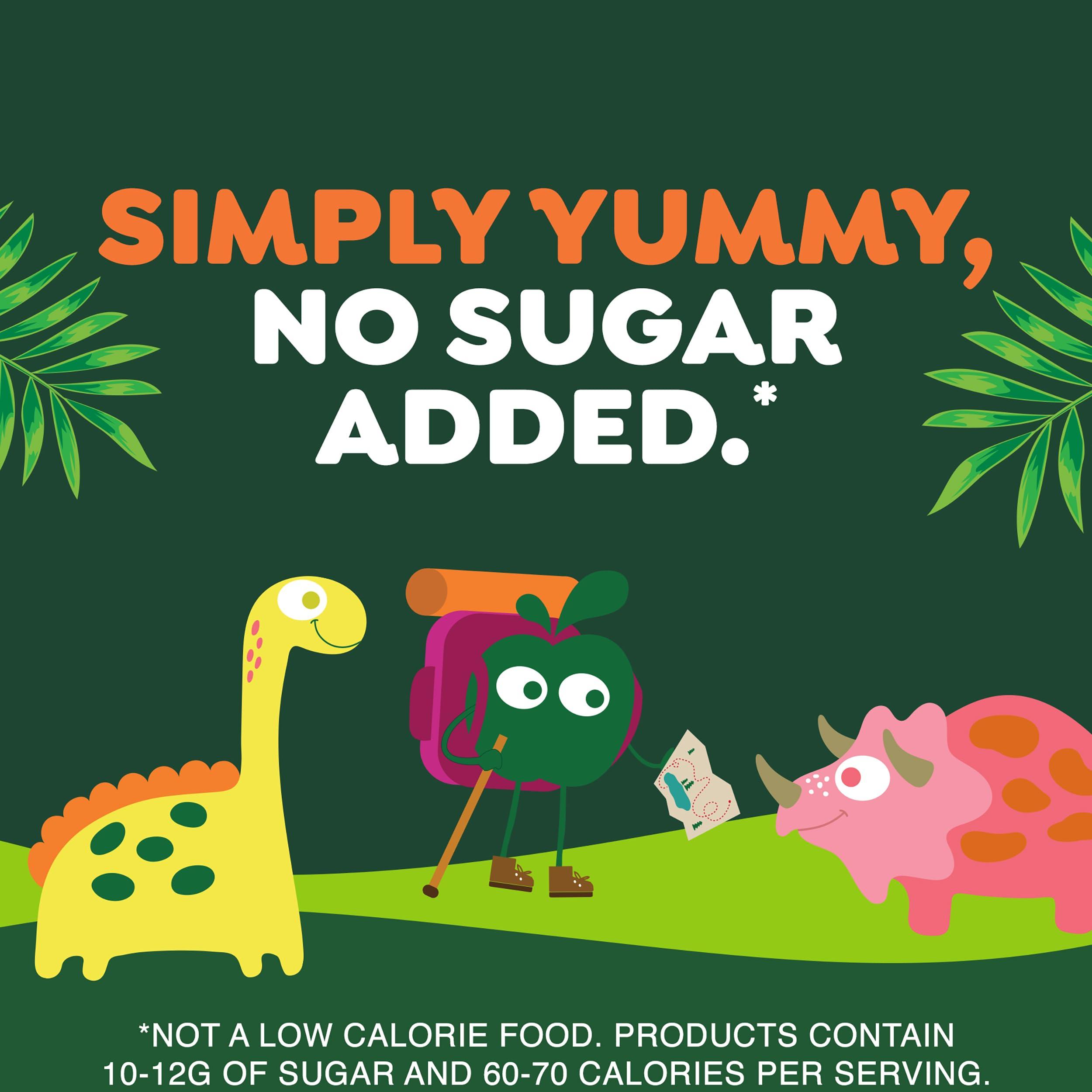 GoGo SqueeZ GoGo squeeZ Fruit & veggieZ Applesauce and Puree Variety Pack, Jurassic Pear, Roarrrr Berry & Prehistoric Peach, 3.2 oz (Pack of 20), Unsweetened Snacks for Kids, BPA Free Pouches