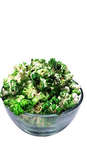 Just Popped Just Popped - Gourmet Delicious Movie Theater Butter Popcorn Green Colored - Independence, Weddings, Birthdays & Anniversaries 4 - Pack (72 Cups per Case)