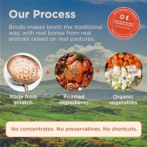 Brodo Brodo Chicken Broth (8.3 Ounce (Pack of 6), Brodo Variety Pack)