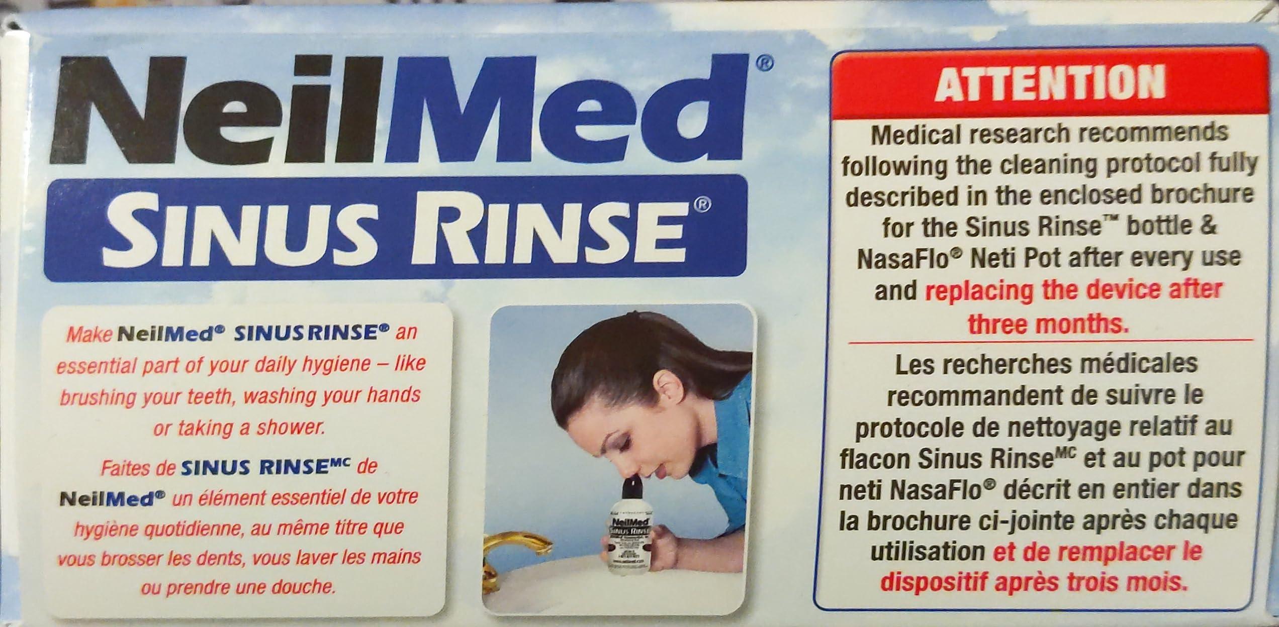 Iaerlllt NeilMed Sinus Rinse All Natural Relief Premixed Refill Packets 100 Each