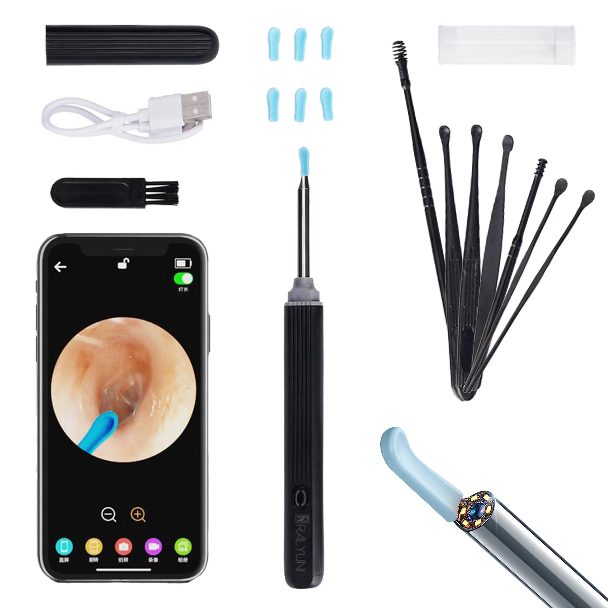 WILLFAN Ear Wax Removal with Camera, Ear Inspection System Wireless Earwax Removal Tool with Camera for Smart Devices