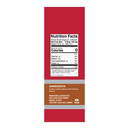 Eight O'Clock Coffee Eight O'Clock Coffee Hazelnut, Medium Roast, Whole Bean Coffee, 20 Ounce 100% Arabica, Kosher Certified