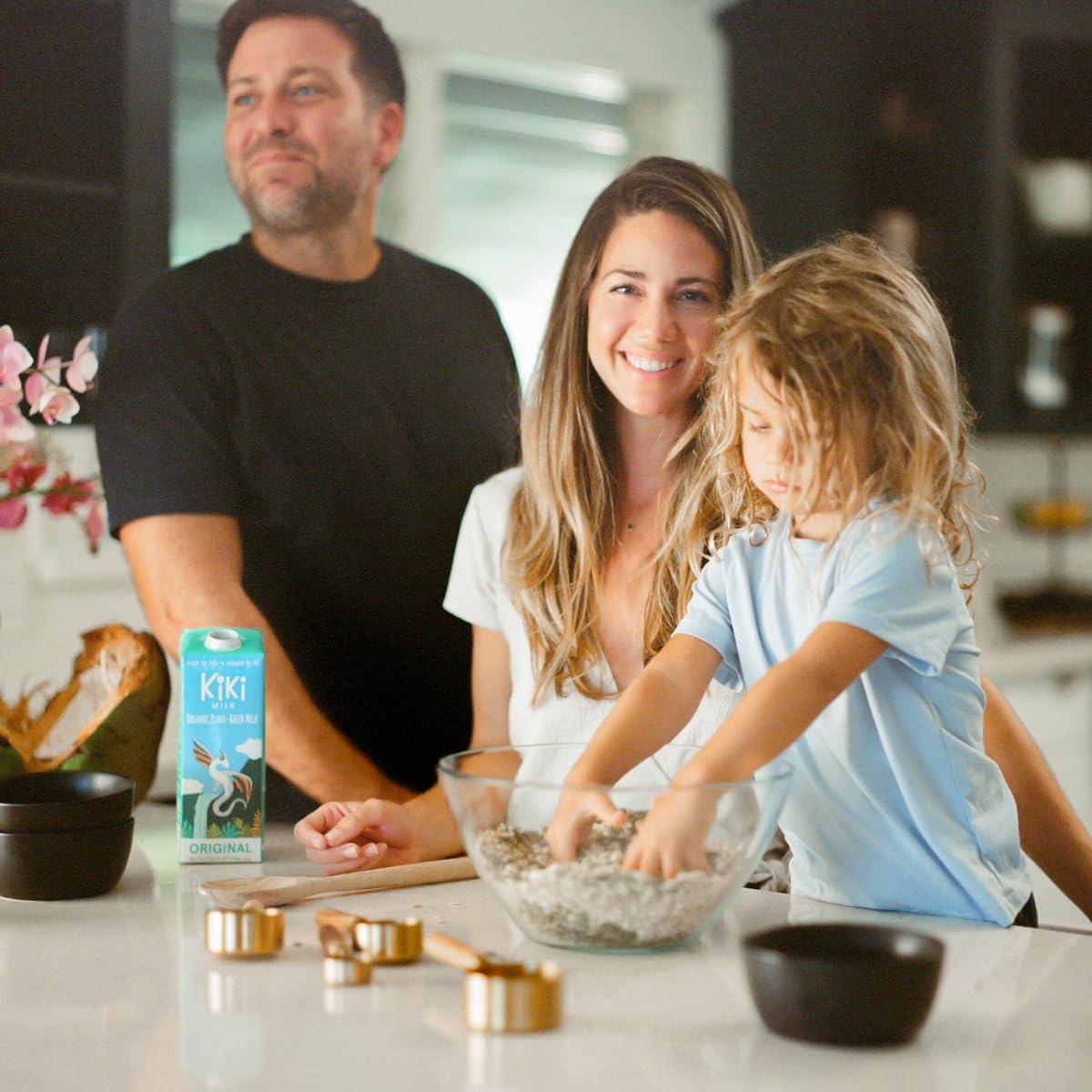 Kiki Milk Kiki Milk Plant Based Milk - Organic Unsweetened Kiki Milk - Calcium & Magnesium Source - Gluten Free, Gum Free, GMO Free, Dairy Free, Soy Free, Glyphosate Free - Shelf Stable - (32 oz Pack of 6) (Unsweetened)