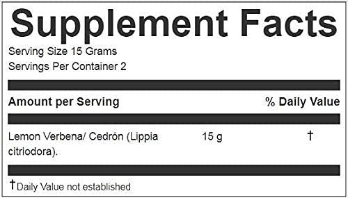 HANAN PERUVIAN SECRETS Hanan Peruvian Secrets Hierba Cedron | 100% Natural Lemon Verbena | 1.06oz / 30g | Naturally Aids in Relieving Occasional Stomach Discomfort - Single Pack