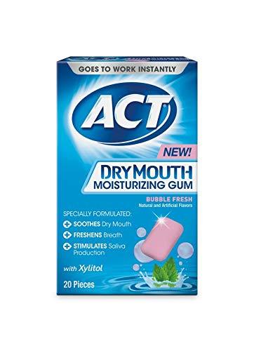 CHATTEM ACT Dry Mouth Gum, Variety Pack, 40 Count