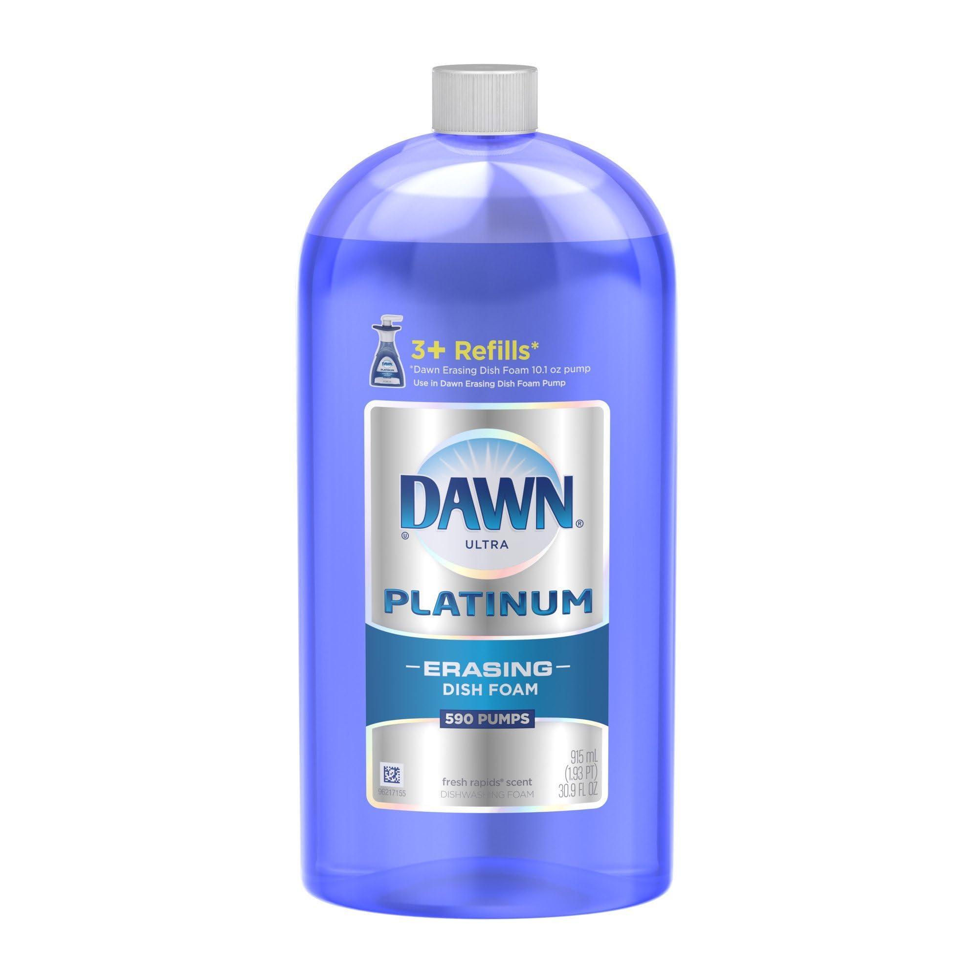 Dawn Dawn Dish Soap, Direct Foam Dishwashing Foam, Refill, Fresh Rapids Scent, 30.9 Fluid Oz (pack of 6)