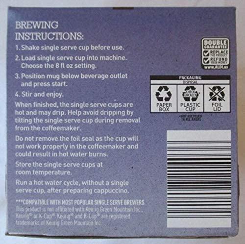 Barissimo Barissimo Cappuccino Coffee Cocoa Pods 2 Pack K-Cup Compatible (Caramel Cappuccino And French Vanilla Cappuccino)