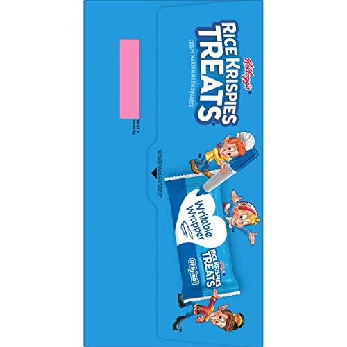 RICE KRISPIES TREATS Rice Krispies Treats Crispy Marshmallow Squares, Kids Snacks, Cereal Bars, Variety Pack, 12.1oz Box (16 Bars)