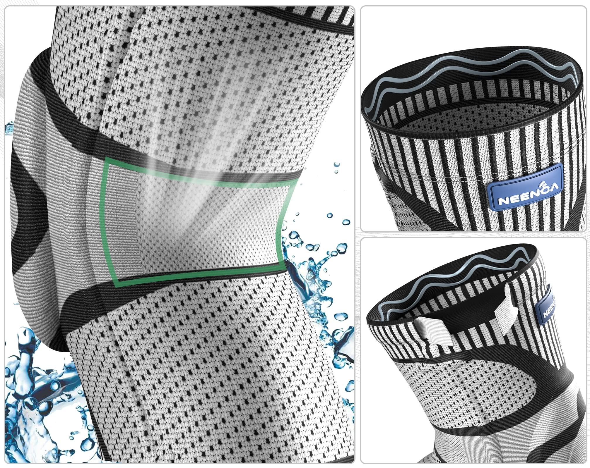 NEENCA NEENCA Knee Brace for Knee Pain Relief, Medical Knee Support with Patella Pad & Side Stabilizers, Compression Knee Sleeve for Meniscus Tear, ACL, Arthritis, Joint Pain, Runner, Sport- FSA/HSA APPROVED