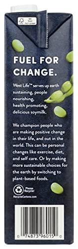 West Soy West Soy Organic Soymilk, Unsweetened, 32 Fl Oz