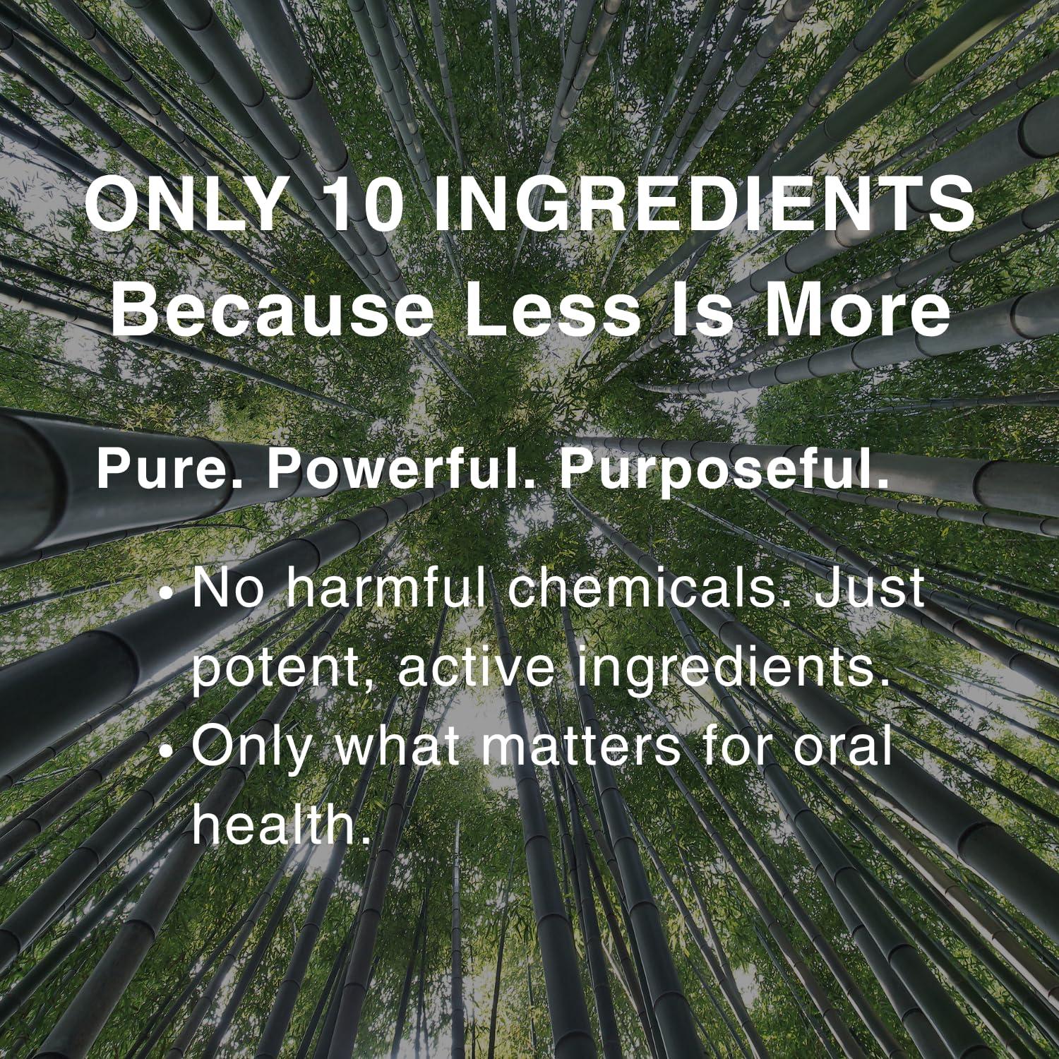 OJOOK OJOOK Kids Fluoride Free Bamboo Salt Toothpaste with nHA - Pure Dew | Nano Hydroxyapatite, Remineralizing, Strengthening Enamel for First Teeth, Safe to Swallow (3oz)