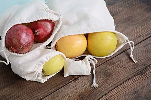 Custom bags 3"x5" DOUBLE DRAWSTRING COTTON MUSLIN BAGS-Set Of 25