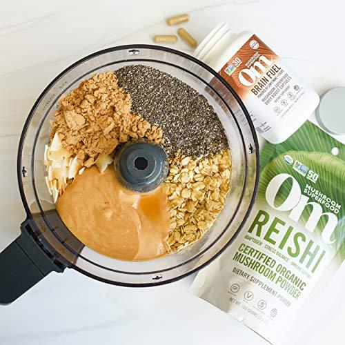 Om Mushroom Superfood Om Mushroom Superfood Reishi Organic Mushroom Powder, 3.5 Ounce, 50 Servings, Adaptogen, Stress & Immune Support, Superfood Mushroom Supplement