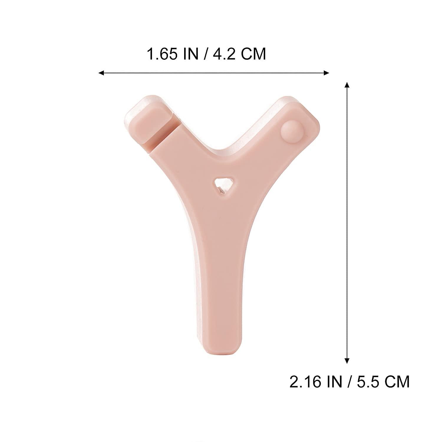 Zeenchoice Zeenchoice Orthodontic Aligner Chewies Dental Chompers Trays Seaters Multifunctional Y-shaped Orthodontics Chew for Clear or Metal Braces with Storage Case Help Correct Pink/Peach Scented flavor