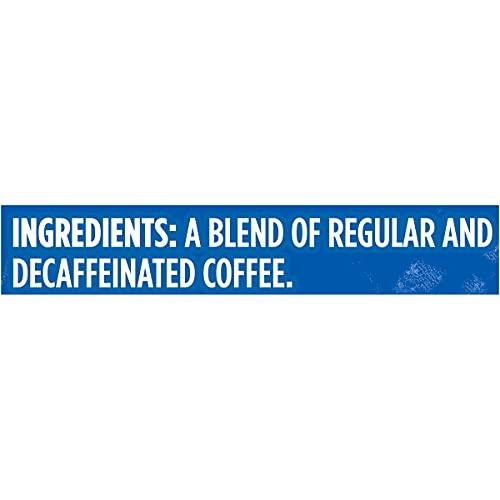 MAXWELL HOUSE Maxwell House Half Caff Medium Roast Ground Coffee with 1/2 the Caffeine (2 ct Pack, 25.6 oz Canisters)