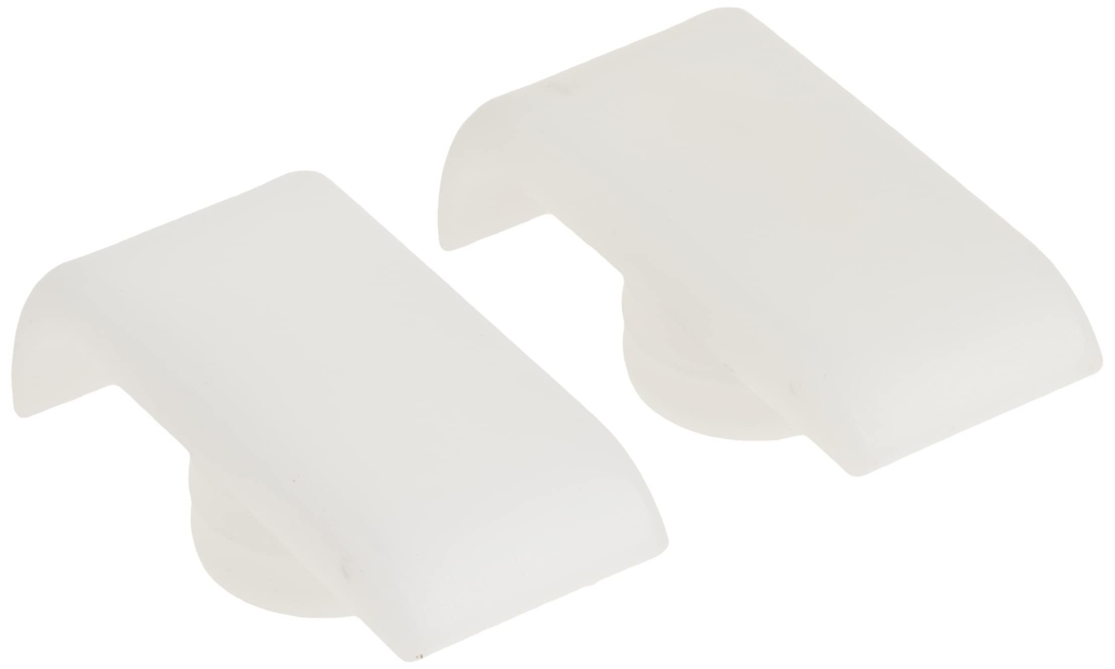 Drive Medical Drive Medical 10110 Walker Wheel Ski Glides, White (Pack of 4)