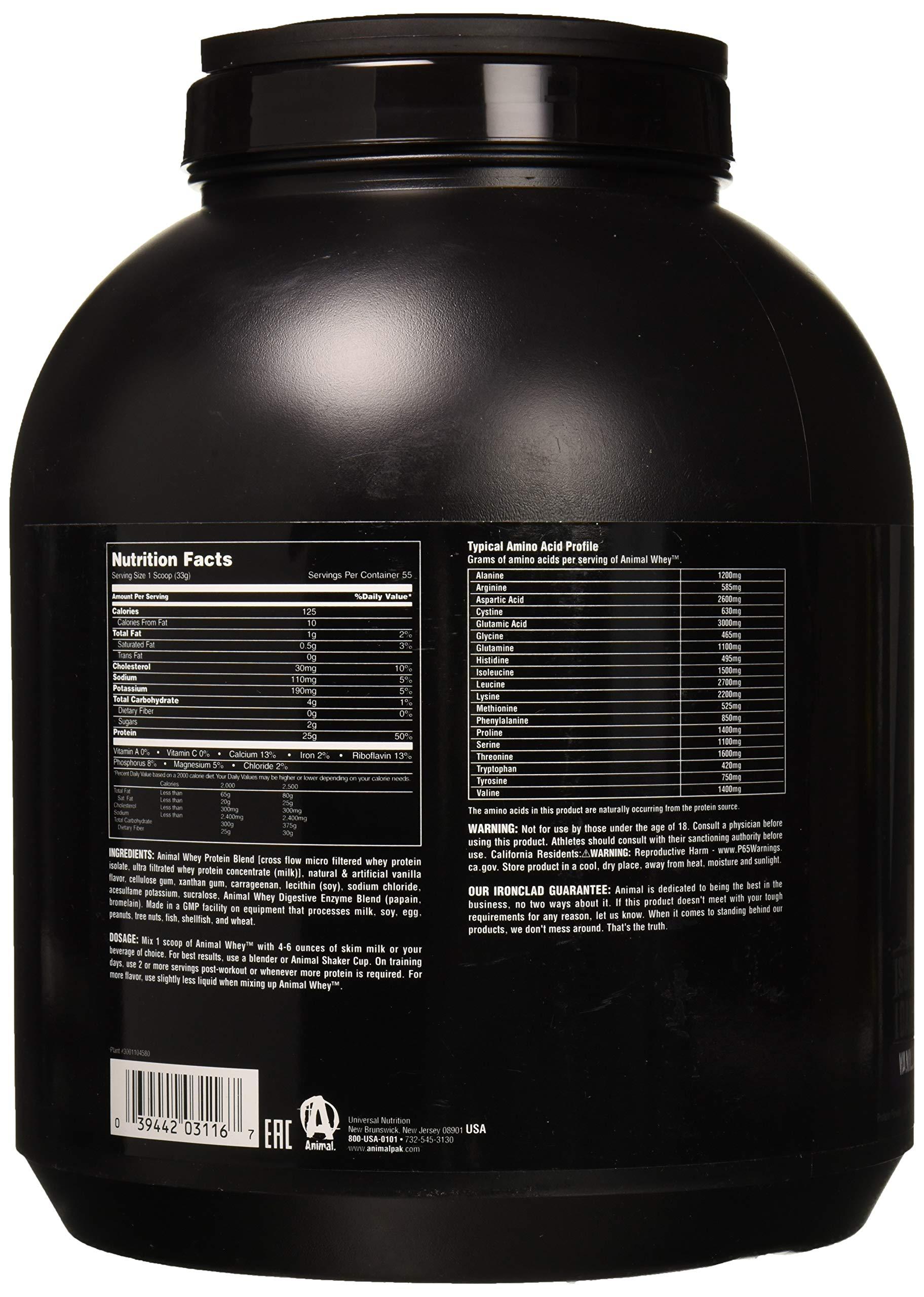 Animal Animal Whey Isolate Whey Protein Powder Isolate Loaded for Post Workout and Recovery & Creatine Chews Tablets - Enhanced Creatine Monohydrate with AstraGin to Improve Absorption