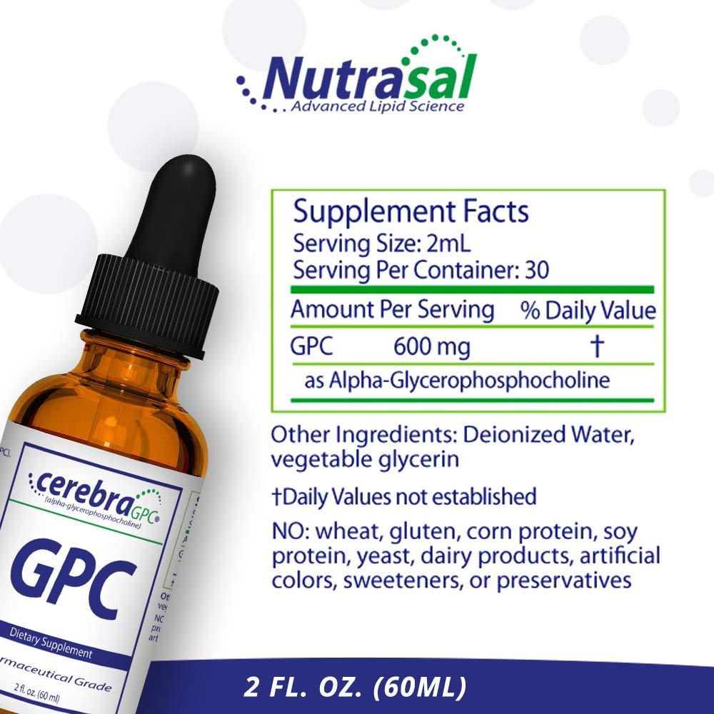 Nutrasal Nutrasal Cerebra GPC Liquid - 2 Fl. Oz. (60mL)