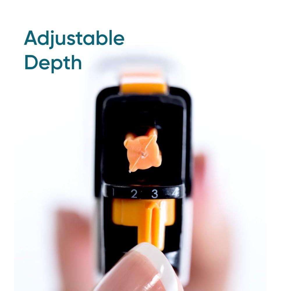 DARIO Dario Bundle: Smart Glucose Monitor Kit: Travel Case, Glucometer, 125 Test Strips, 110 Lancets (Lightning Adapter - For iPhones Up To 14 Only)