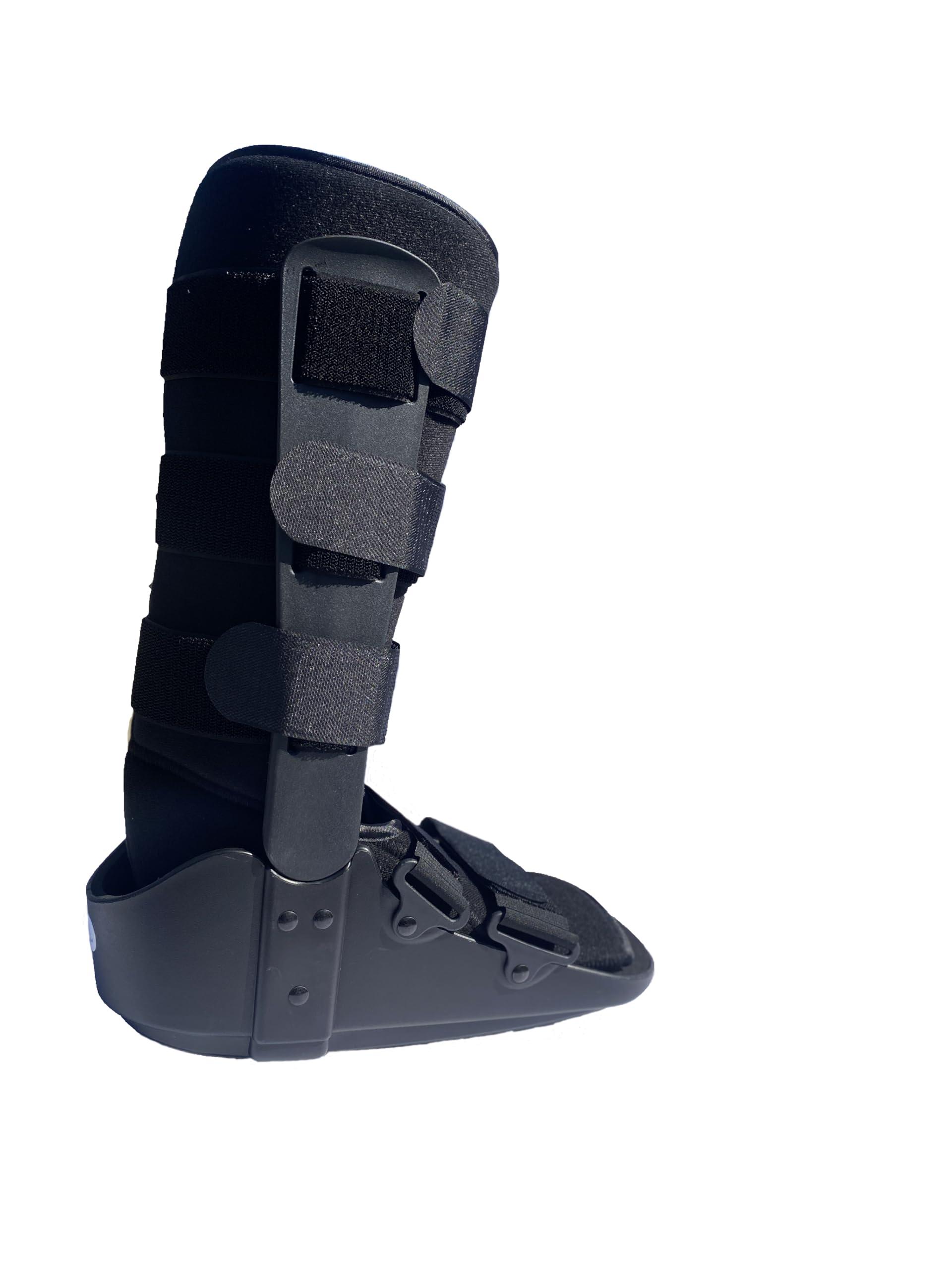 Alpha Medical Alpha Medical Tall Cam Walker Fracture Boot Walk Cast Ankle Sprain Orthopedic Boot Protectic Walking Boot Non-Air Walking Boot L4386 (Small)