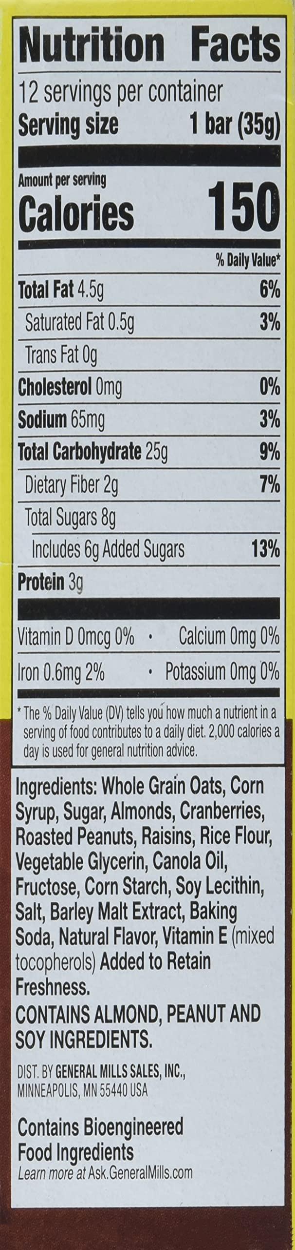 Nature Valley Nature Valley Chewy Fruit and Nut Granola Bars, Trail Mix Snack Bars, 12 ct, 14.4 OZ