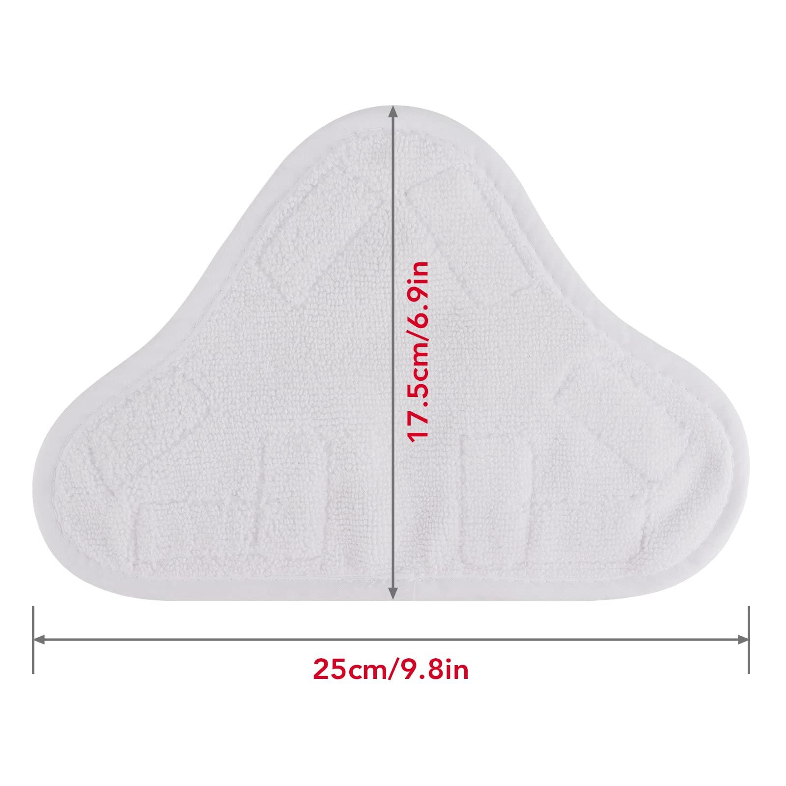 Sgizoku Microfiber Steam Mop Pad Replacement Compatible with H2O H20 Mop X5 Steam Steam Cleaners Washable & Reusable - 8 Pack