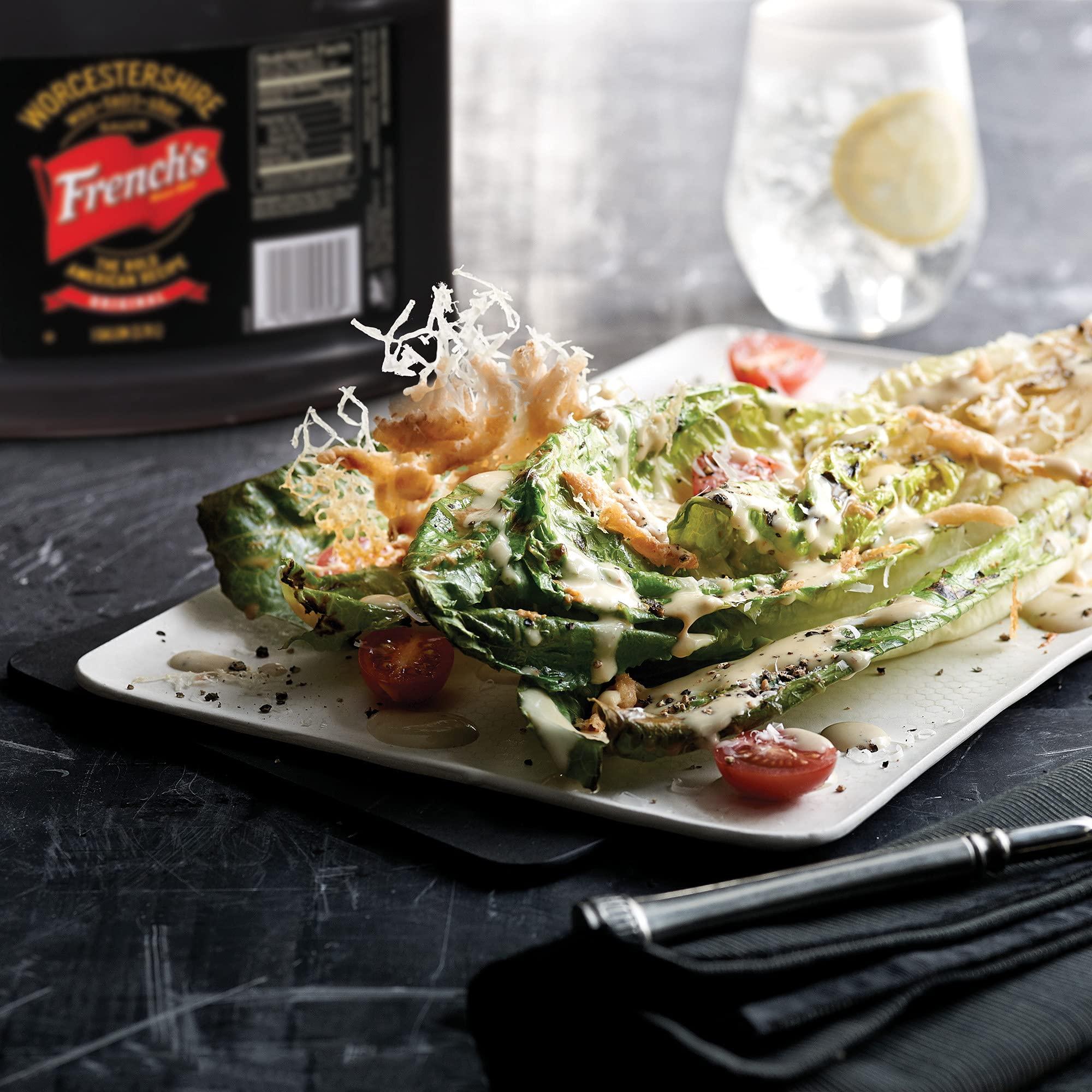 French's French's Worcestershire Sauce, 1 gal - One Gallon Container of Gluten-Free Worcestershire Sauce, Perfect as Meat Tenderizer, Marinades, Sauces and More (Pack of 2)