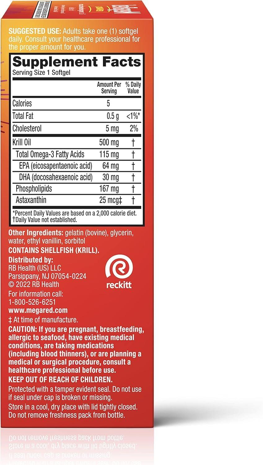 Schiff Schiff MegaRed Softgels, Extra Strength, 45 Count