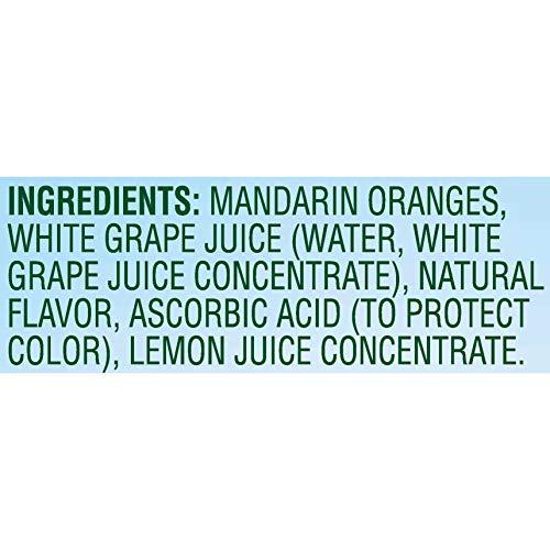 Del Monte Del Monte Mandarin Orange in 100% Juice Snack Cups, 4-Ounce Cups (Pack of 12)