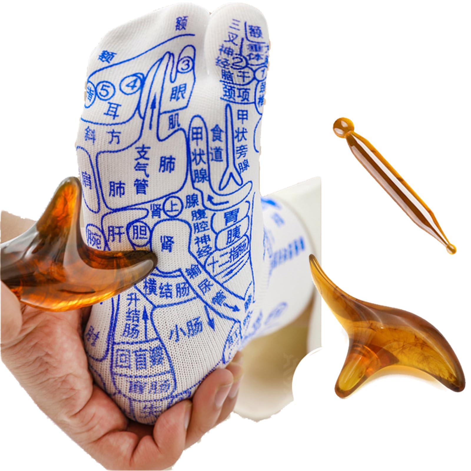 VFUX VFUX Reflexology Socks with Tools, Acupressure Socks with Massage Tool, Foot Acupuncture Massage Socks for Women Men, Relaxation Accupoint Massage Socks (2 pairs,Women)