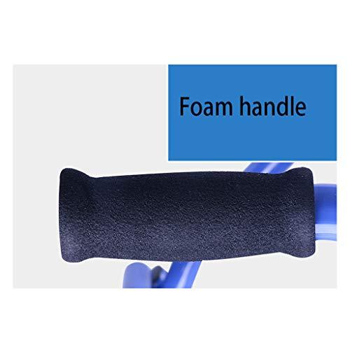 DAXINYI DAXINYI Frames On Folding Walker with 2 Wheels, Lightweight Aluminum Rollator Walker for The Elderly Can Be Folded Folding Portable Portable Trolley Double The Comfort