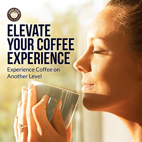 Aroma Ridge Aroma Ridge Jamaica Blue Mountain Coffee Ground 8oz Gift Box - Medium Roast Fresh Roasted in USA - 100% Pure and Authentic Jamaican Gourmet Coffee with a Smooth Milk Chocolate Finish | Grade 01