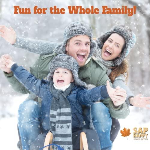 SAP HAPPY SUGARIN SUPPLIES Sap Happy (6) Piece Maple Syrup Filter Set - (1) Heavy Duty Maple Sap Filter - (5) Syrup Pre Filters for Maple Syrup Production - (1) How-To Card for Maple Syrup Filtering.