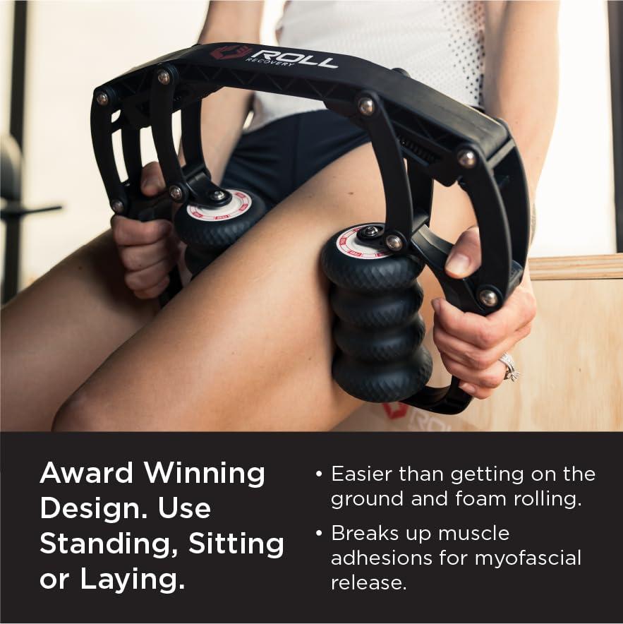 ROLL Recovery ROLL Recovery R8 (Carbon Black) - Deep Tissue Massage Roller