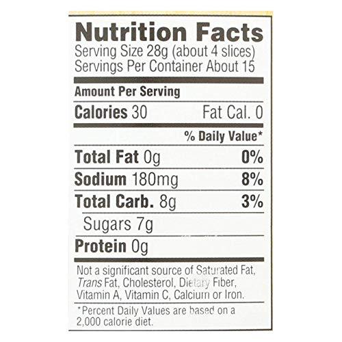 Woodstock Farms Woodstock Farms Organic Sweet Bread and Butter Pickle, 24 Ounce -- 6 per case.