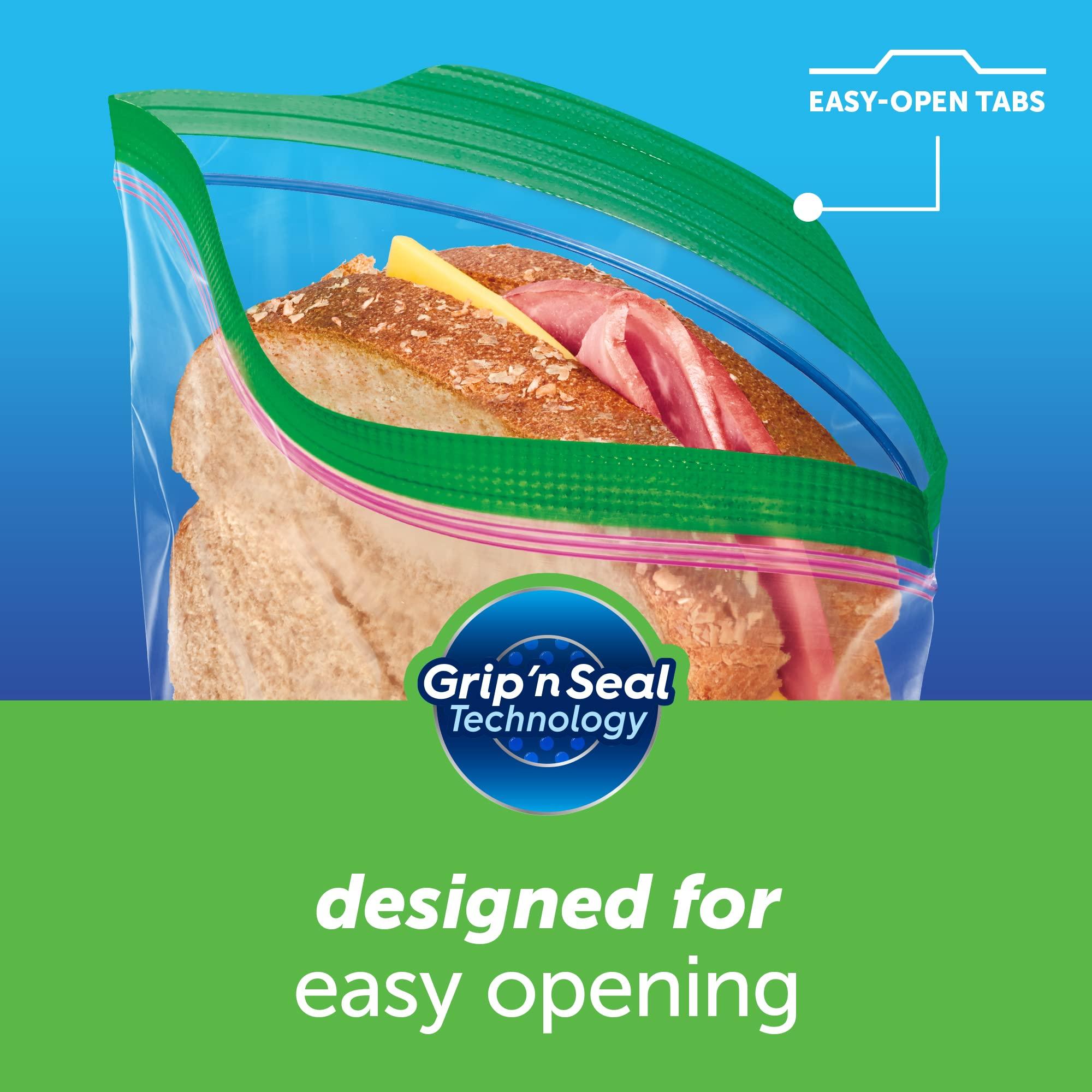 Ziploc Ziploc Sandwich Bags with New Grip 'n Seal Technology, 90 Count