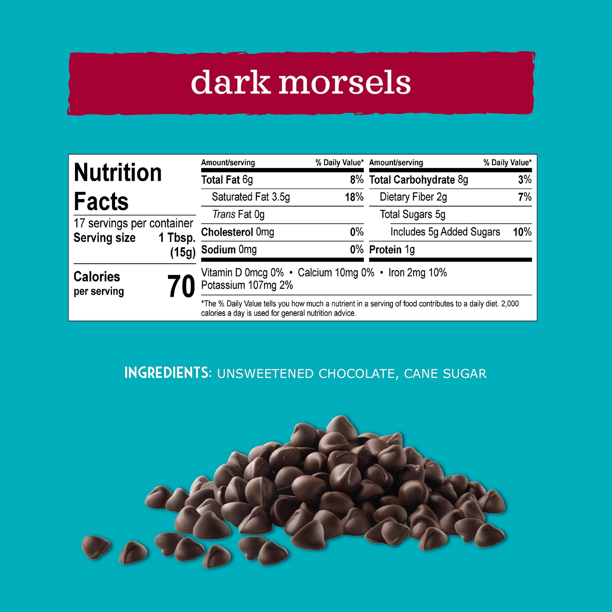 Enjoy Life Foods Enjoy Life Baking Dark Chocolate Morsels, Dairy Free , Soy Free, Nut Free, Non GMO, Gluten Free, Vegan Chocolate Chips, 9 oz bag