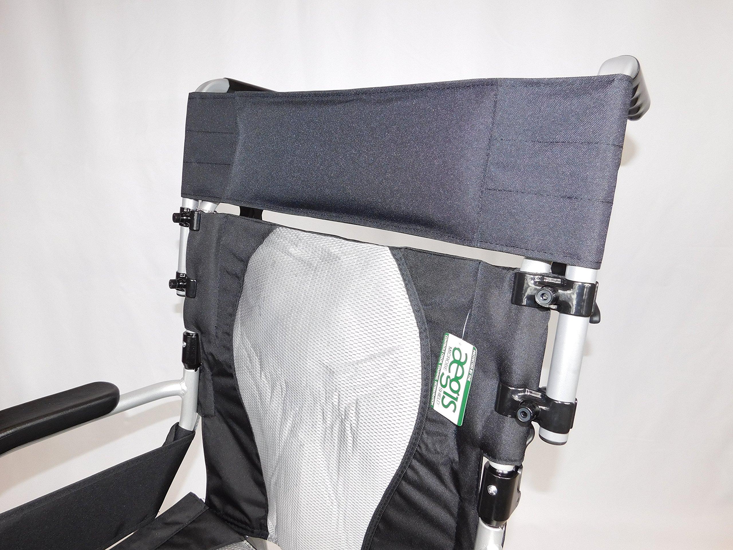 Troy Technologies Inc. Universal Push Wheelchair Handle Extender - Backrest Wheelchair Accessories for Adults – Extendable Handle for Wheelchair & Strollers – Adjustable Extender for Wheelchair for Adults