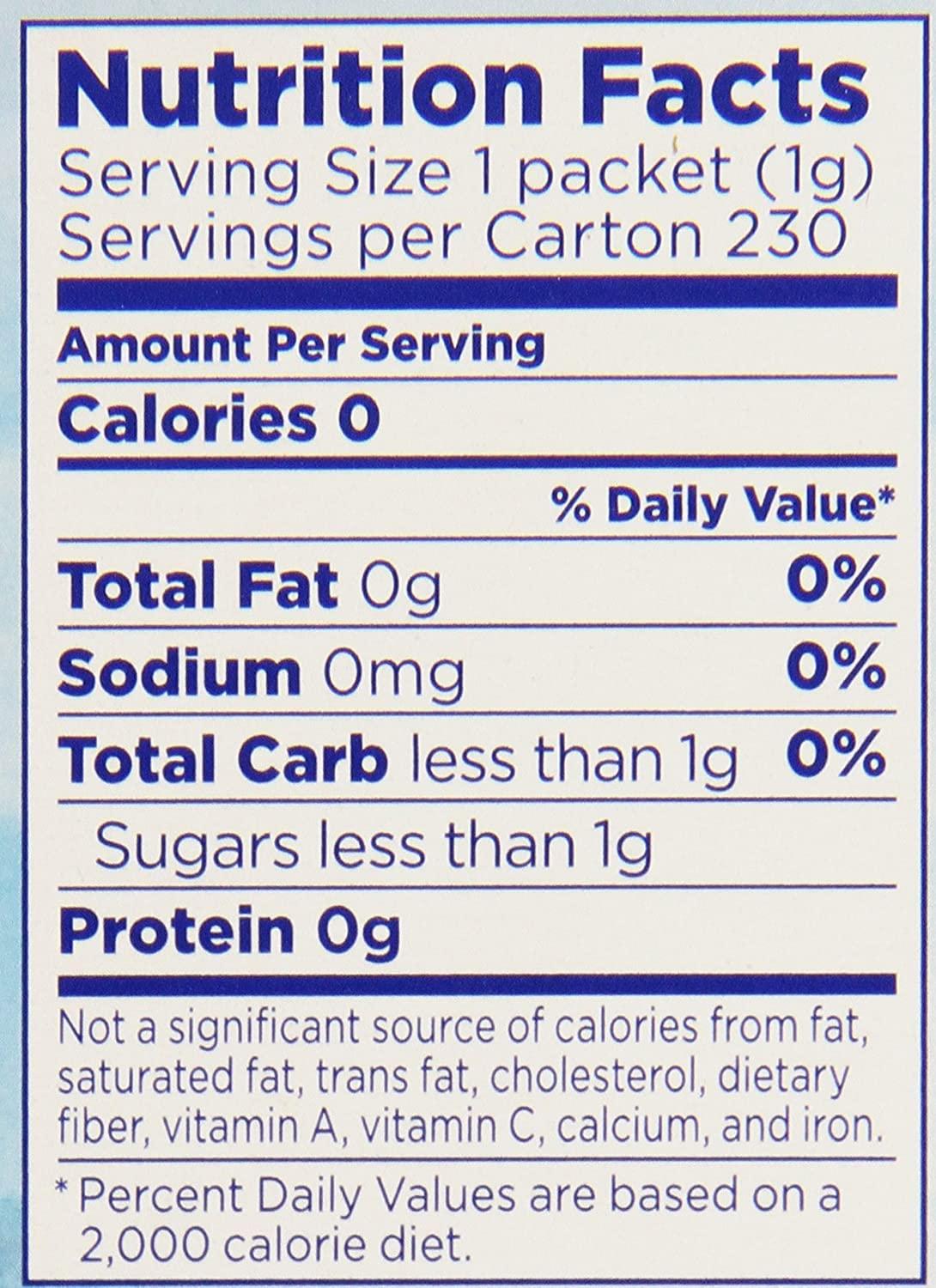 Equal Equal Sweetener Packets 230-Count Packages (Pack of 12)