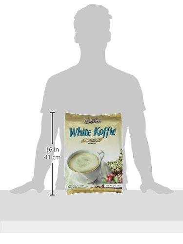 G8 Beverage LUWAK White Koffie LOW ACID (3in1) Instant Coffee 13.5oz, Pack of 20 sachets