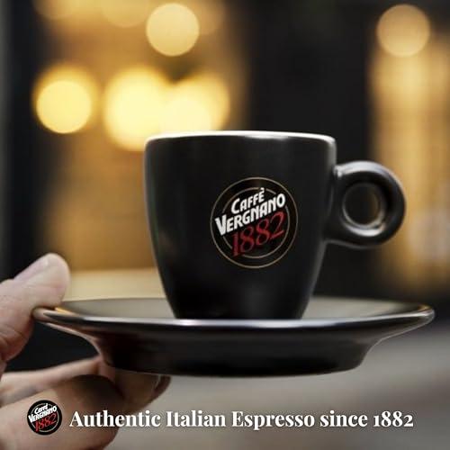 Caffe' Vergnano 1882 Caffe Vergnano 1882 Antica Bottega Whole Bean Arabica Medium Roast Espresso, 1.1 lbs Bag - Italian Coffee Beans with notes of Chocolate, Nuts & Caramel, Intensity 5/10-500g Bag