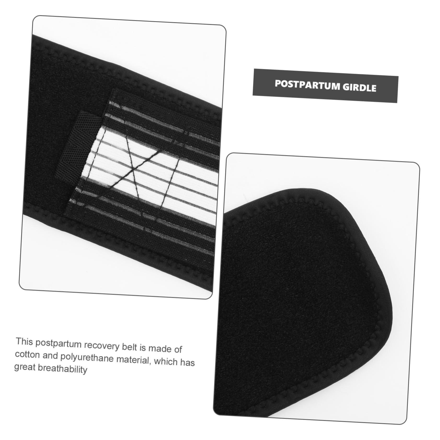 Mobestech Mobestech Pelvic Correction Belt Woman Tilt Abdominal Maternity Pads Sashes for Women Sacroiliac Support Belt Pregnancy Lumbar Waist Trainer Joint Postpartum Belly Band Wrap Black Spandex