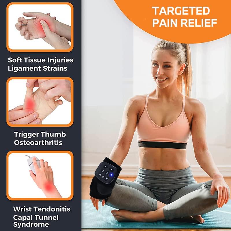 EGEN EGEN Air Compression Wrist Heating Massager Ankle Massager Acupoint Pain Relief Massage Hand Pump Lymph Release Massage