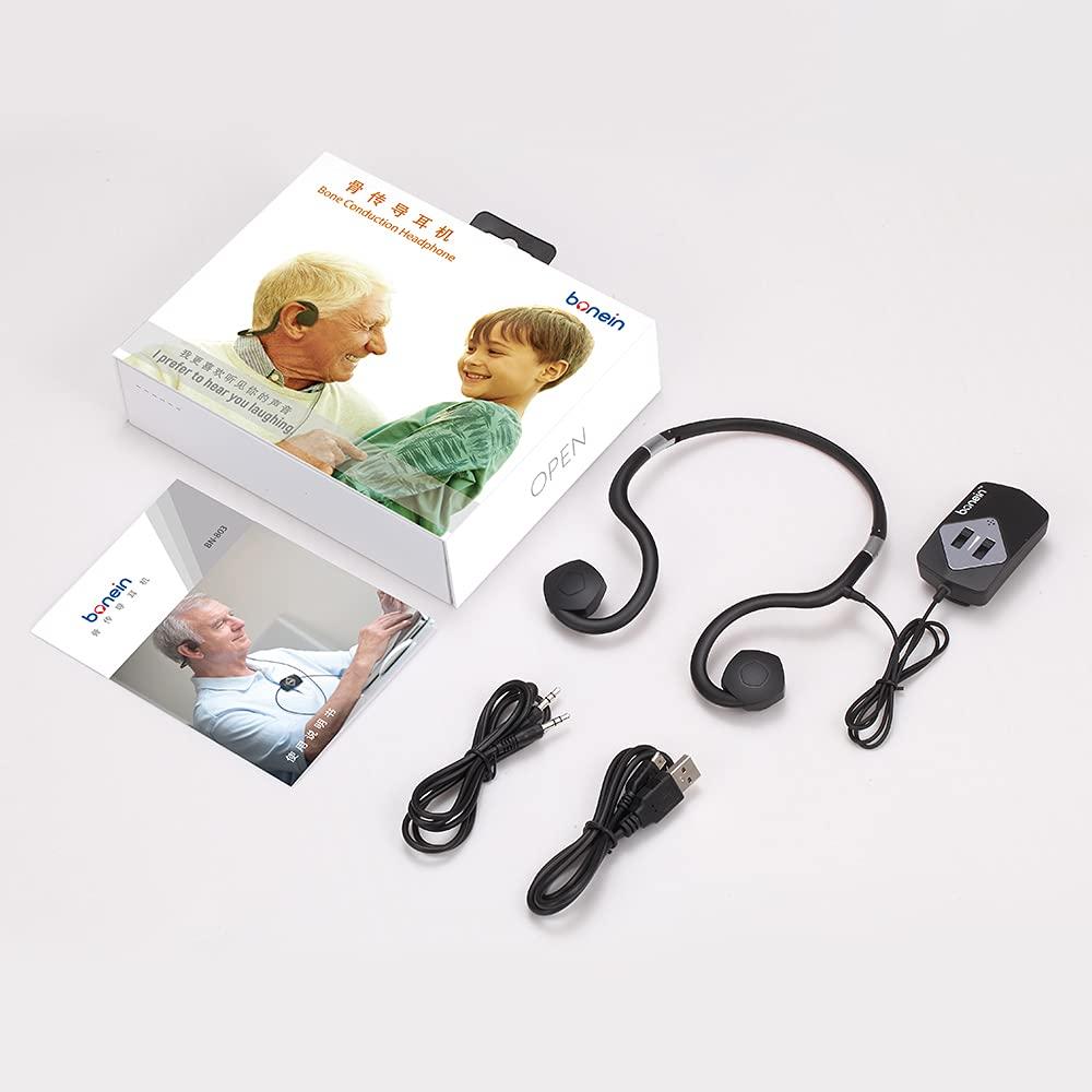 bonein Bonein Hearing Headphones to The Elderly, Hearing Amplifier Rechargeable for Adults and Seniors, Personal Hearing aids for Hard of Hearing(not for everbody)