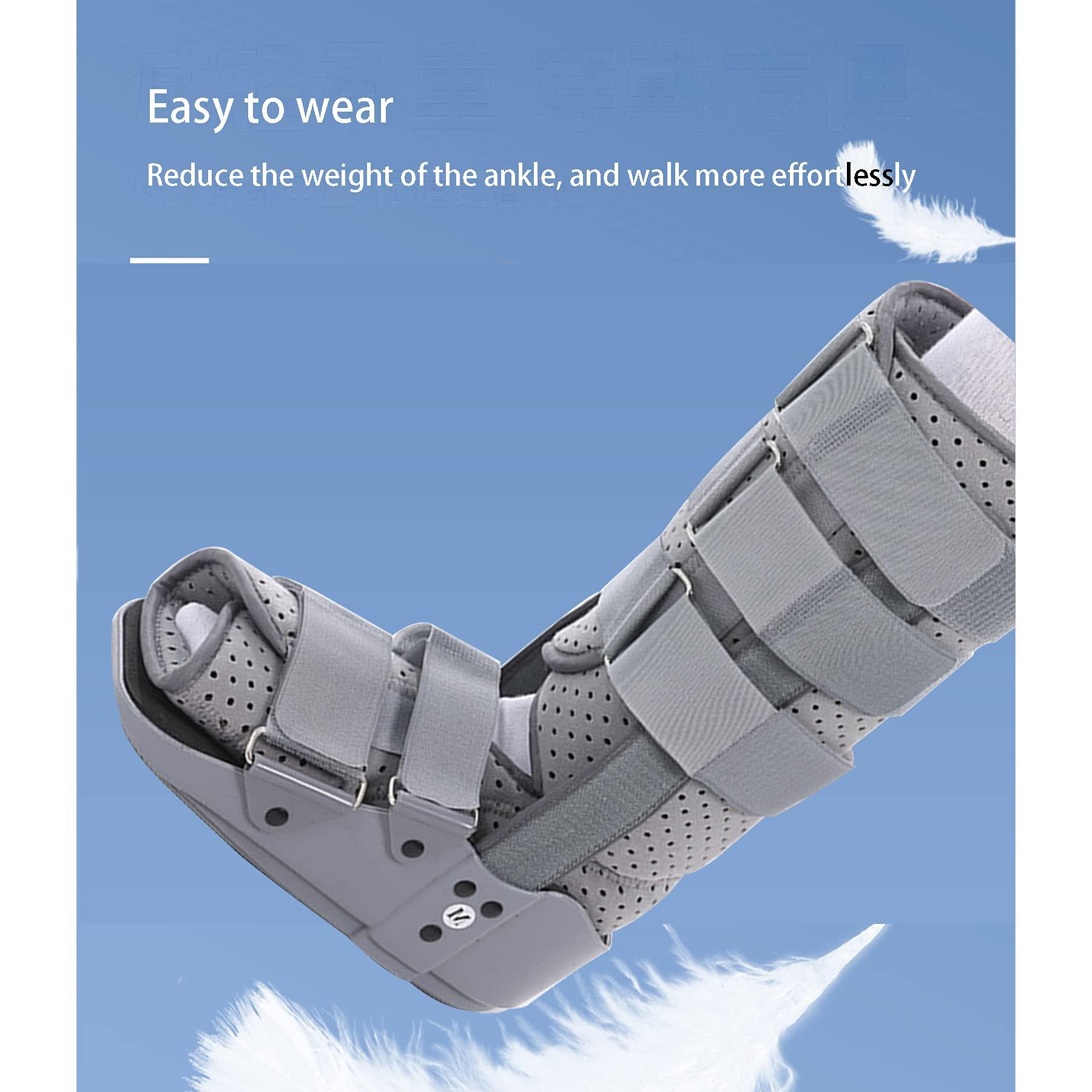 WILLQ Orthopedic Walker Boot for Ankle Foot Injuries Fracture Sprained Ankle Achilles Surgery Recovery Surgical Leg Cast Broken Foot Protection Healing and Boot Broken Toe Walking Boots,Small