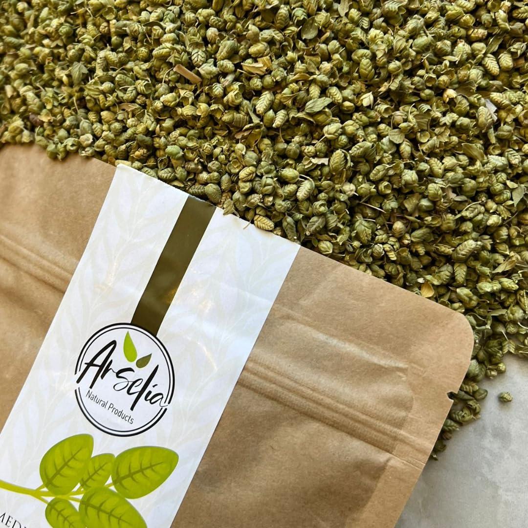 arselia natural products Arselia Oregano Buds | Pure Mediterranean Oregano | Whole Culinary Dried Oregano Buds | Gourmet Aromatic Oregano Leaf | Natural All Green Spices (4 Ounces)