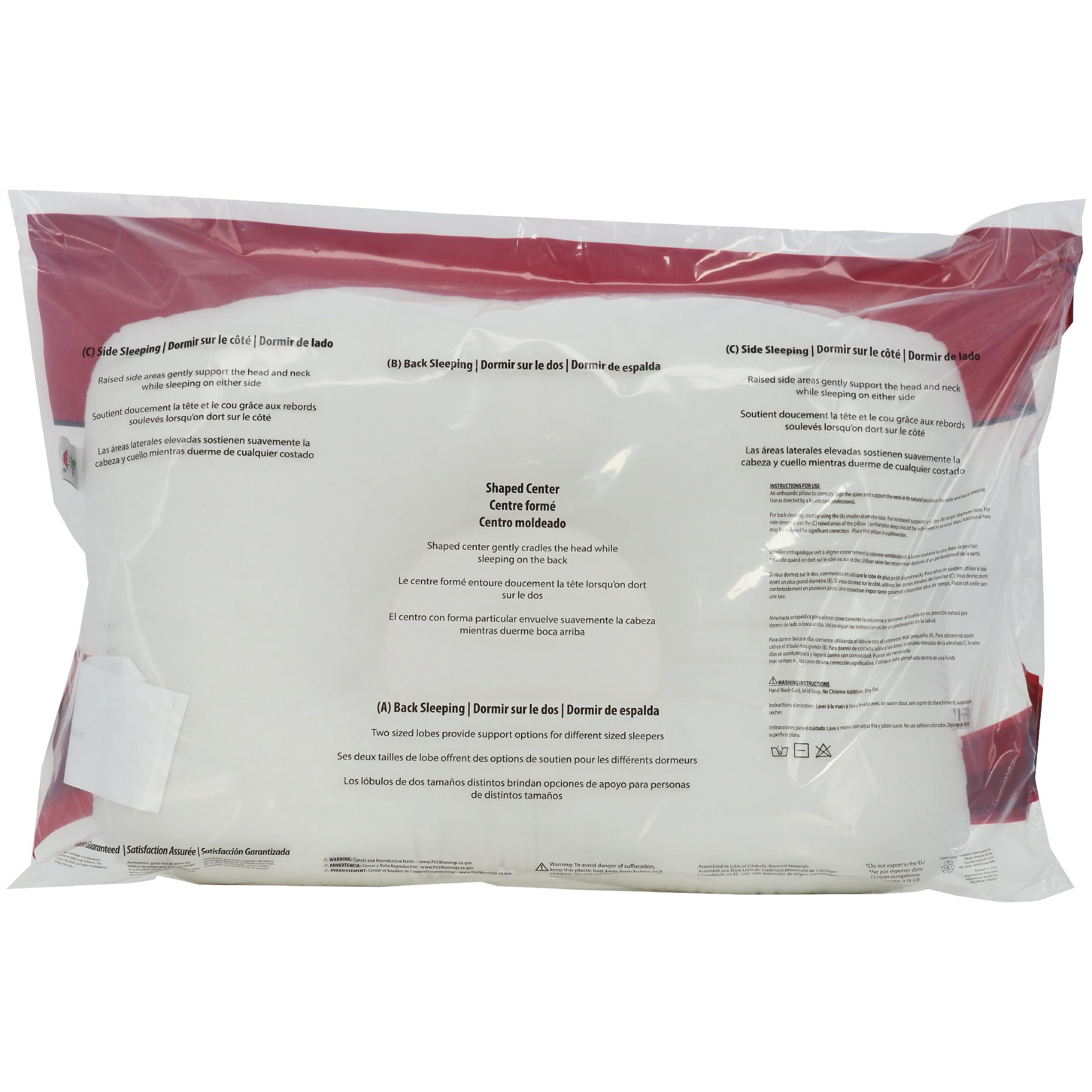 Core Products Core Products D-Core Cervical Support Pillow, Standard Firm, Midsize